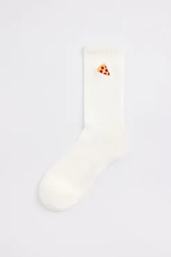 Sokken Thabo Fun hoge sokken met embroidery detail