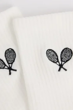 Sokken Thabo Fun hoge sokken met embroidery detail