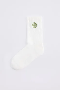Sokken Thabo Fun Jr sokken met embroidery detail