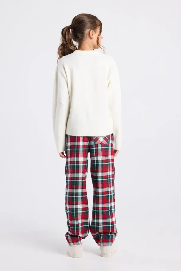Sweater Kardy jr Sweater met ronde hals en jacquard of borduursel