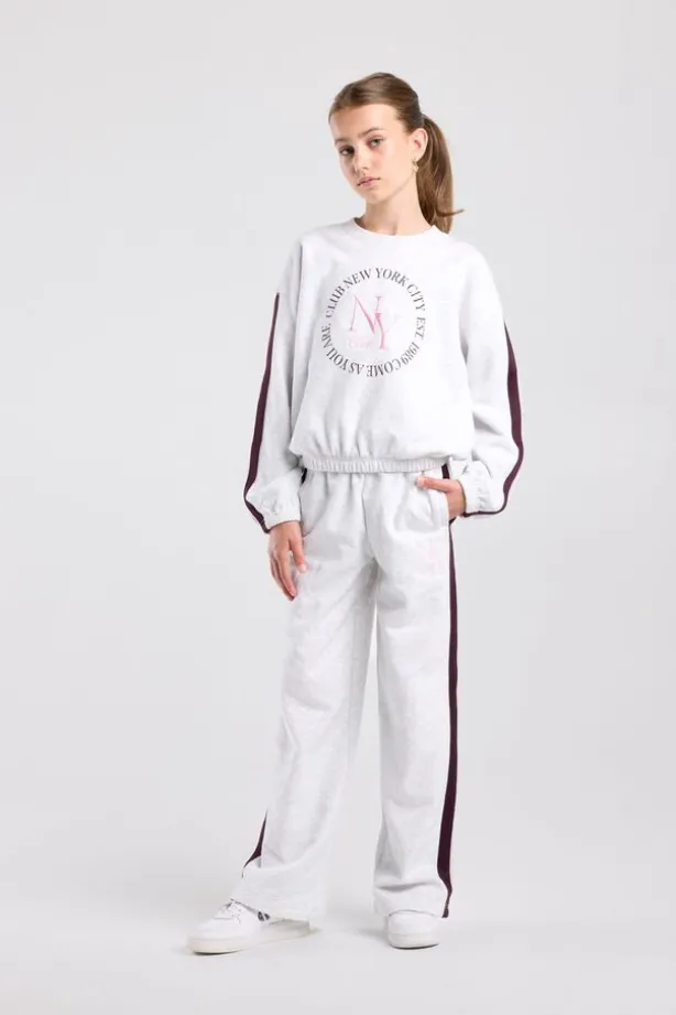 sweater Safia Jr sweater met front print en balloon shape