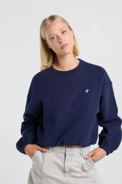 Sweater Safia sweater met balloon shape en front print