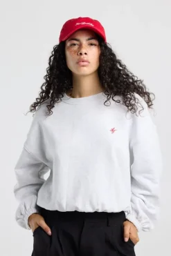 Sweater Safia sweater met balloon shape en front print