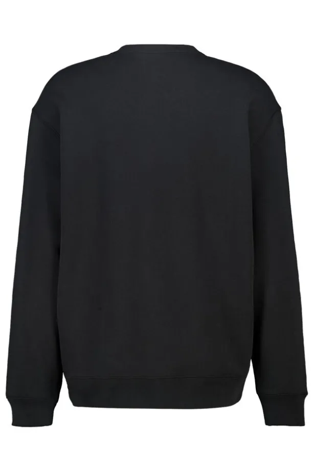 Sweater Sealey Crew Crewneck sweater met relaxed fit en tonale patch
