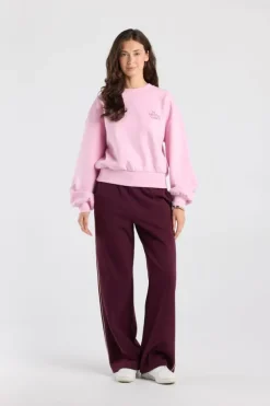 Sweater Siena oversized sweater met chest en back print