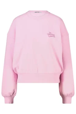 Sweater Siena oversized sweater met chest en back print