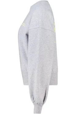 Sweater Siena oversized sweater met chest en back print