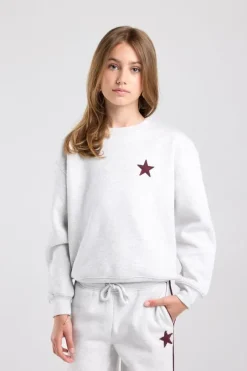 sweater Stazie Jr Oversized sweater met front en back patch