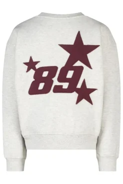 sweater Stazie Jr Oversized sweater met front en back patch