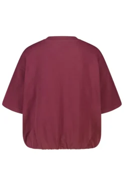 Sweater Steffie crewneck sweater met korte mouwen