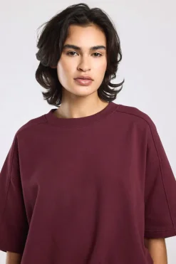 Sweater Steffie crewneck sweater met korte mouwen
