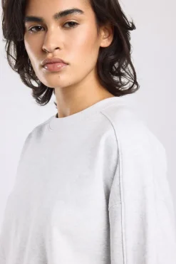 Sweater Steffie crewneck sweater met korte mouwen