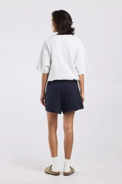 Sweater Steffie crewneck sweater met korte mouwen