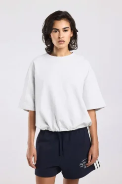 Sweater Steffie crewneck sweater met korte mouwen