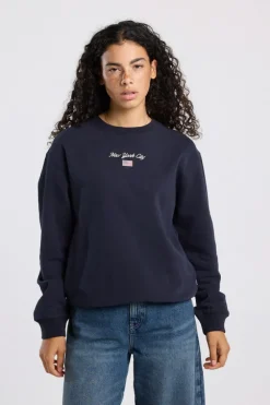 Sweater Suzie Sweater met ronde hals en borduursel