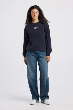 Sweater Suzie Sweater met ronde hals en borduursel