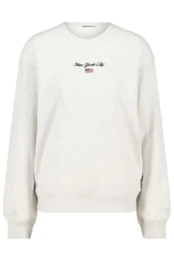 Sweater Suzie Sweater met ronde hals en borduursel