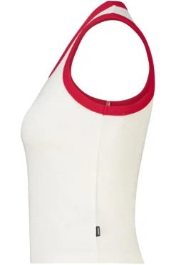 Tanktop Goya slim fit tanktop met borduring op de rug