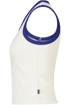 Tanktop Goya slim fit tanktop met borduring op de rug