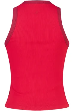 Tanktop Goya slim fit tanktop met borduring op de rug