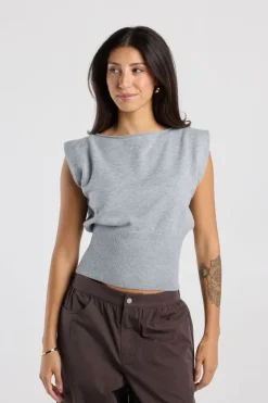 Top Kait mouwloze gebreide top