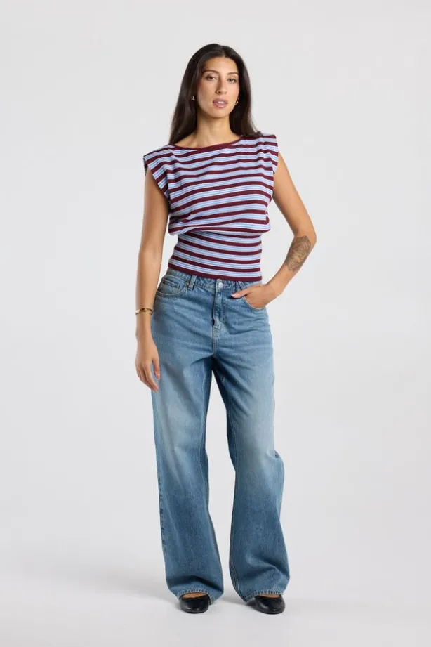 Top Kait mouwloze gebreide top
