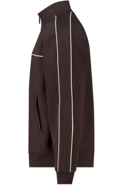 Track jacket Bobby relaxed fit track jacket met piping details