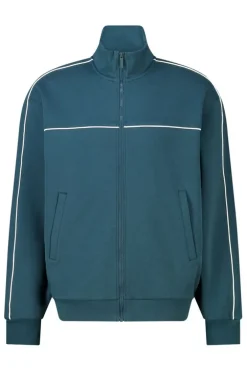 Track jacket Bobby relaxed fit track jacket met piping details