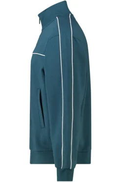 Track jacket Bobby relaxed fit track jacket met piping details