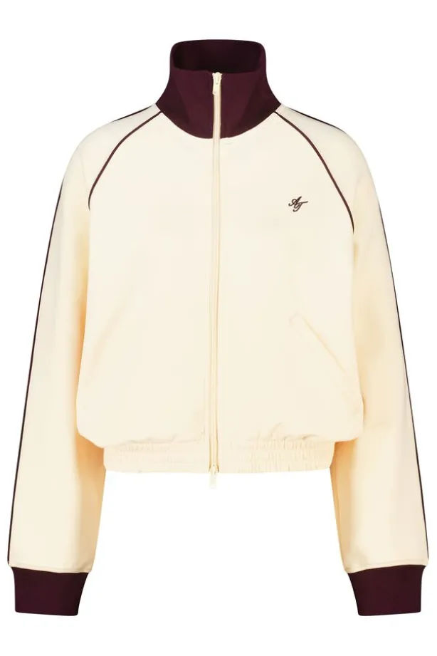 Track jacket Suna oversized track jacket met opstaande kraag