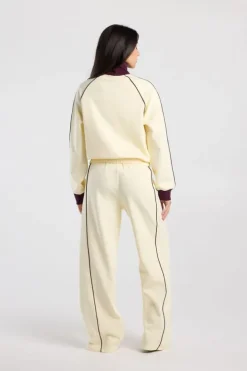 Track jacket Suna oversized track jacket met opstaande kraag