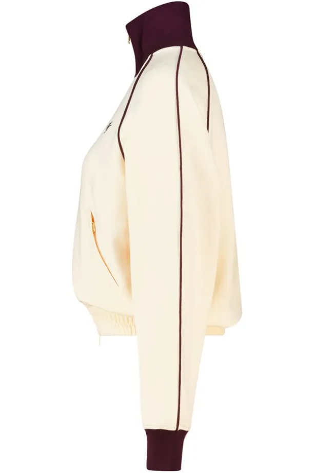 Track jacket Suna oversized track jacket met opstaande kraag