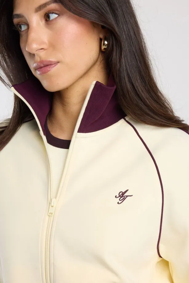 Track jacket Suna oversized track jacket met opstaande kraag