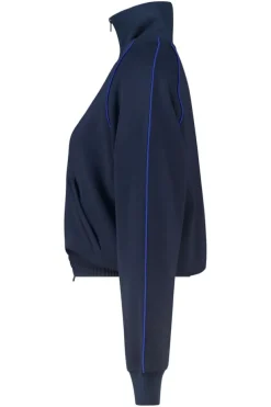 Track jacket Suna oversized track jacket met opstaande kraag