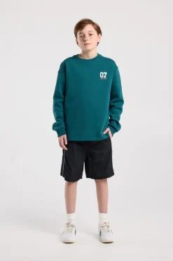 Track short Nessie Jr elastische taille met ritszak achter