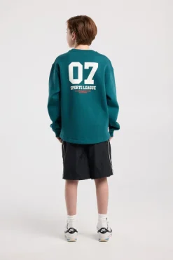 Track short Nessie Jr elastische taille met ritszak achter