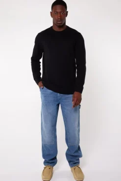 Trui Keith Heren pullover in regular fit met ronde halslijn