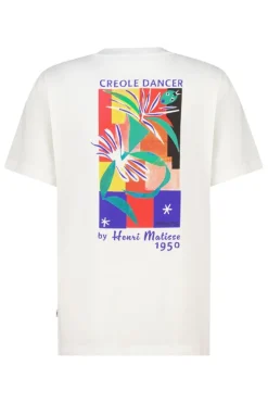 T-shirt Eagle relaxed fit t-shirt met matisse print