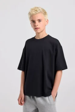 T-shirt Eddie Jr boxy fit t-shirt met strepen