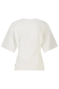 T-shirt Edia fitted T-shirt met wijde mouwen