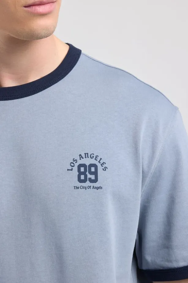 T-shirt Edis crewneck ringer t-shirt