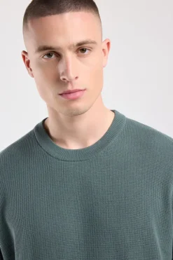 T-shirt Edison relaxed fit T-shirt met ruimere pasvorm