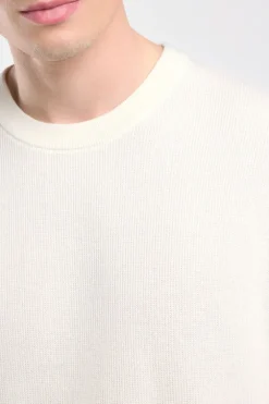 T-shirt Edison relaxed fit T-shirt met ruimere pasvorm