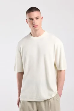T-shirt Edison relaxed fit T-shirt met ruimere pasvorm