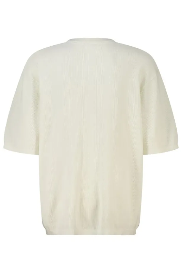 T-shirt Edison relaxed fit T-shirt met ruimere pasvorm