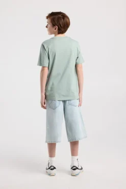 T-shirt Edson Jr regular fit met print voor en achter