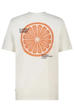 T-shirt Edson t-shirt met artwork print en regular fit