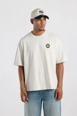 T-shirt Edwin boxy fit t-shirt met Smiley ™ artwork