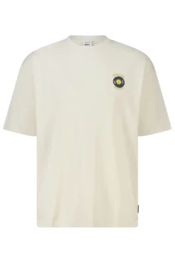 T-shirt Edwin boxy fit t-shirt met Smiley ™ artwork