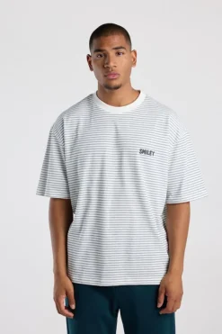 T-shirt Edwin boxy fit t-shirt met Smiley ™ artwork